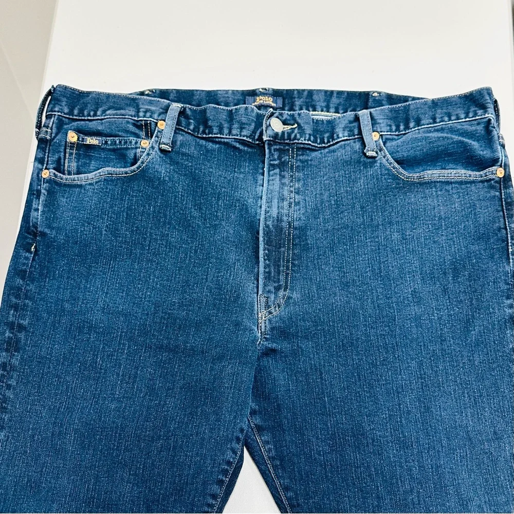 Polo‎ Ralph Lauren Hampton Relaxed Straight Jeans Mens 42x36 Blue dark wash